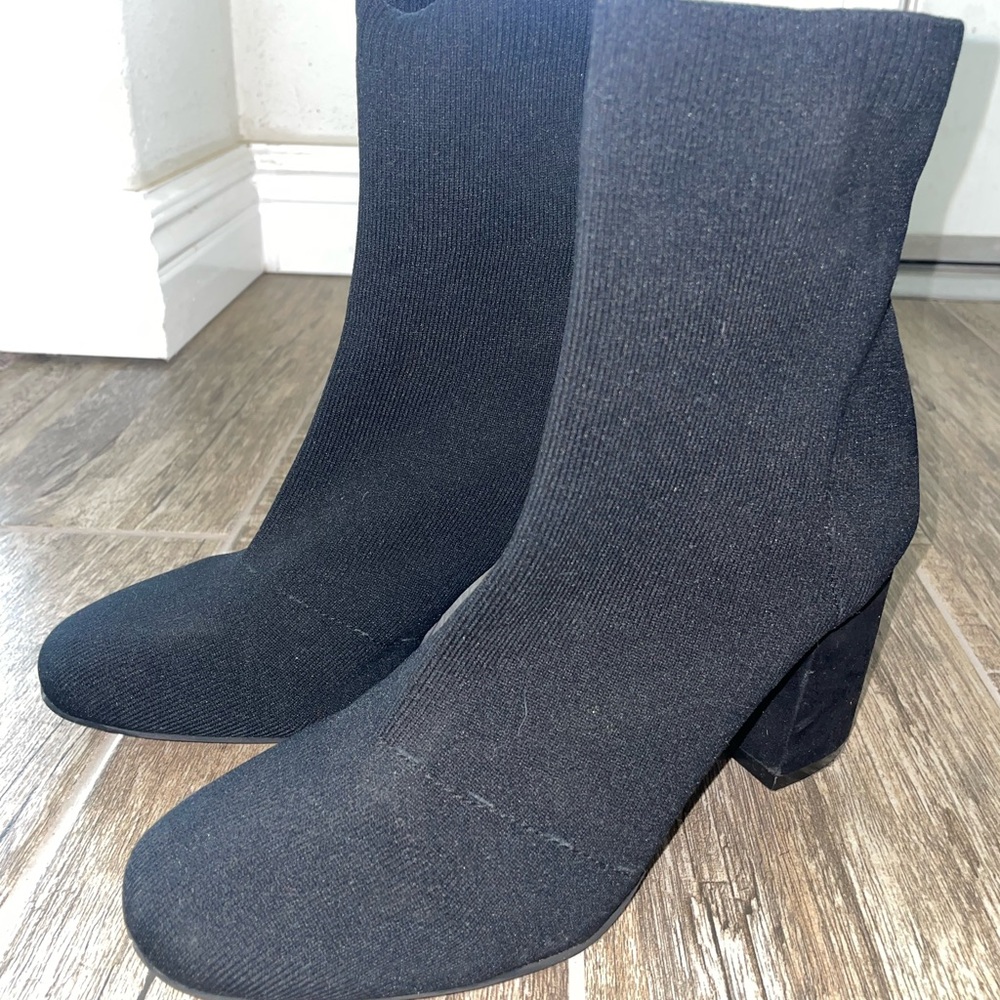Erika black ankle boots